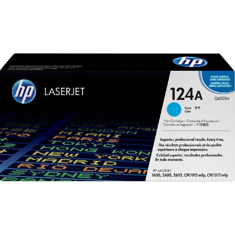 HP 124A Laser Toner, Cyan