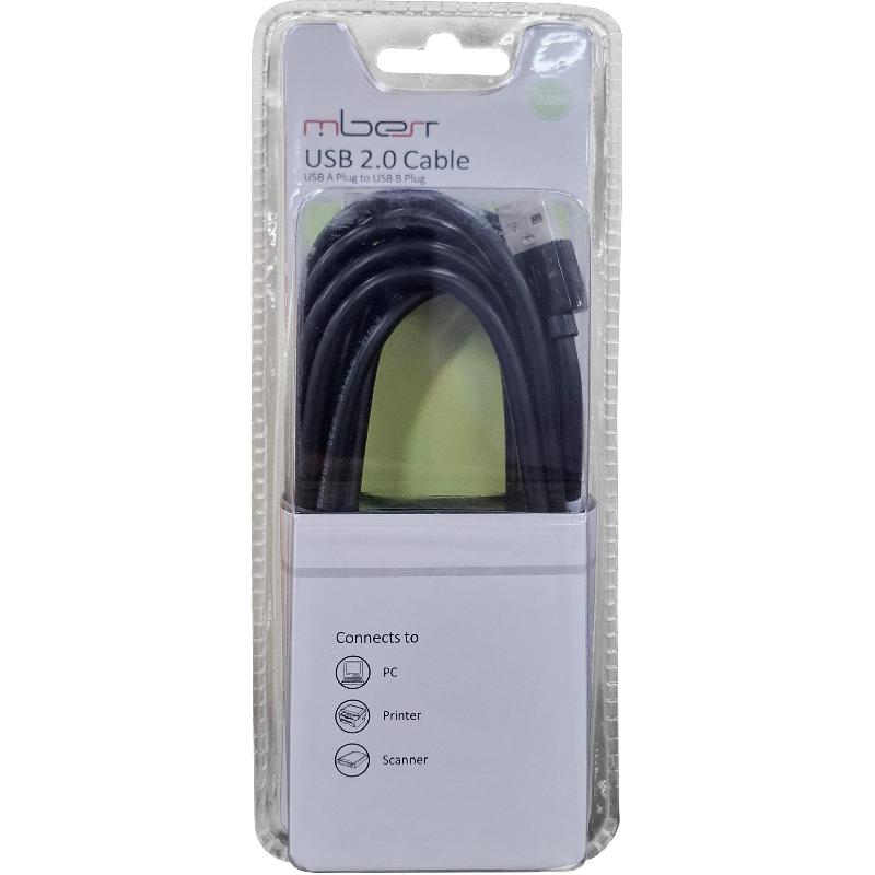 M-BEST USB 2.0 to USB (Female) Standard Cable, 3.00 m ( 9.84 ft ), Black