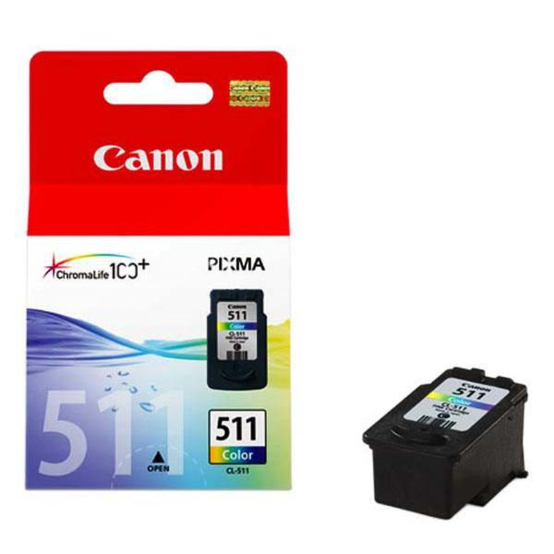 Canon CL-511 Inkjet Cartridge, Tri-colour (Cyan;Magenta;Yellow)