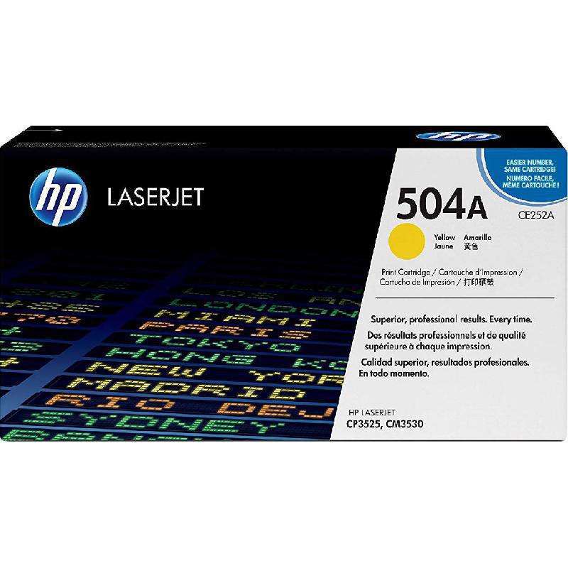 HP 504A Laser Toner, Yellow