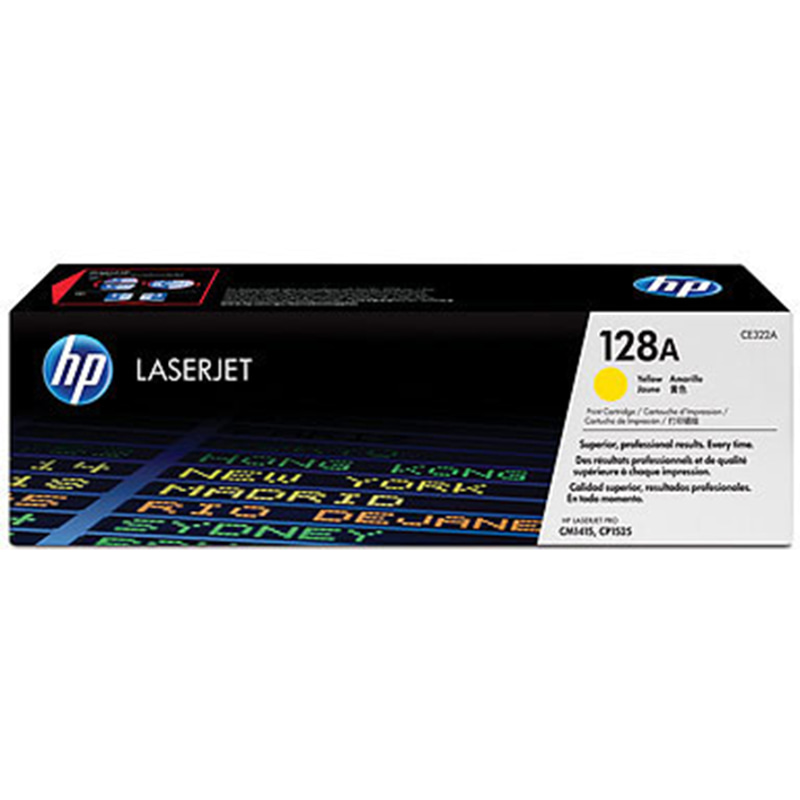 HP 128A Laser Toner, Yellow