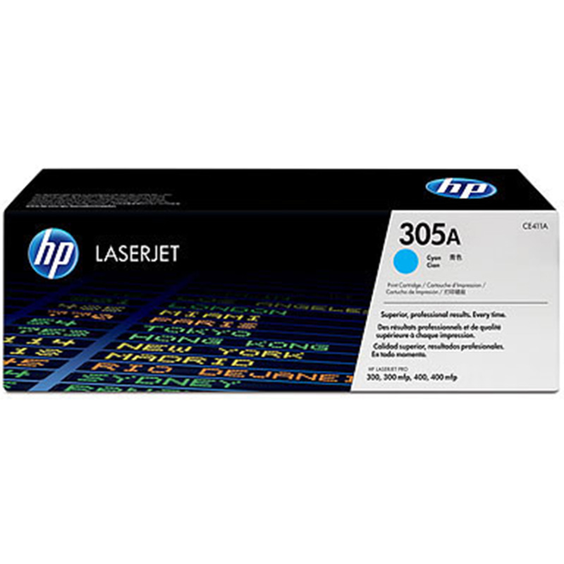 HP 305A Laser Toner, Cyan