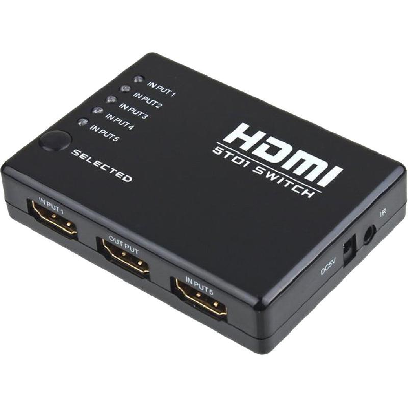 ST01 Switch HDMI (5-in-1) AV Splitter