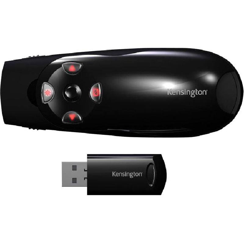 Kensington Wireless Presenter with Button Type Controls, Windows, Wireless 45 m