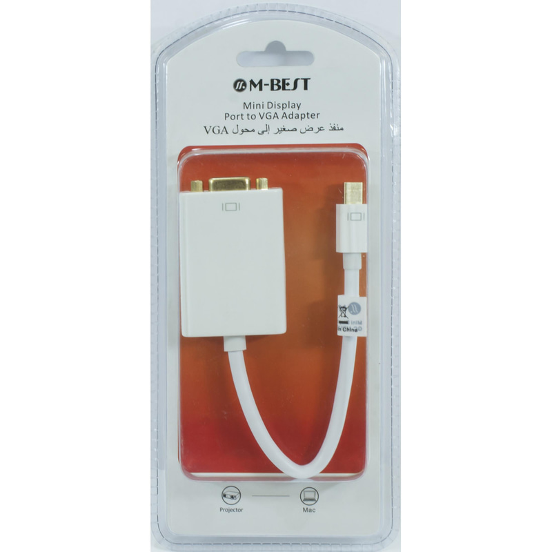 M-BEST Mini DisplayPort to VGA Video Adapter, 4.00 in ( 10.16 cm )