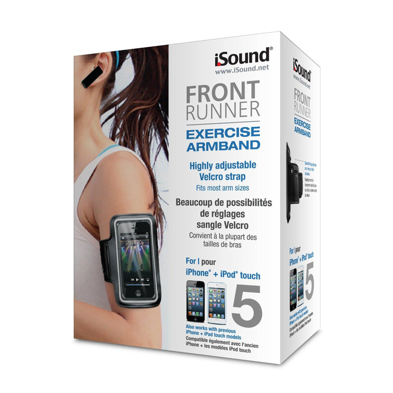 iSound 5313 Front Runner, Armband Case, Universal, Black