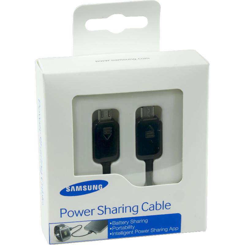 Samsung Power Sharing Smartphone Sync Cable, for Samsung Galaxy S5, Black