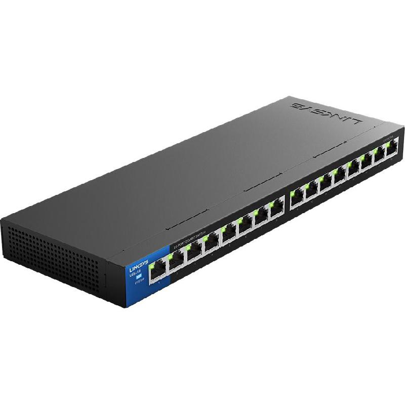 Linksys LGS116 Network Switch, 16 Port (GbE)