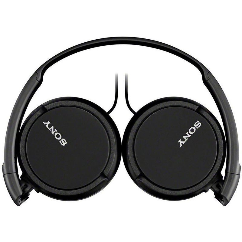 Sony MDR-ZX110AP On-Ear Headphones, Wired, 3.5 mm Connector, In-line Microphone, Black