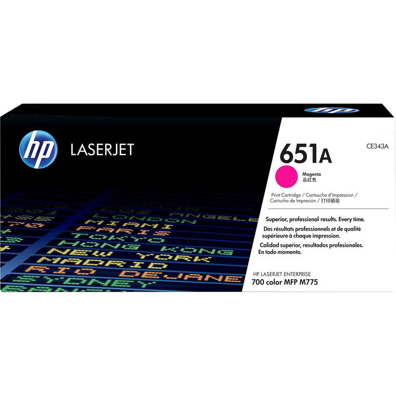 HP 651A Laser Toner, Magenta
