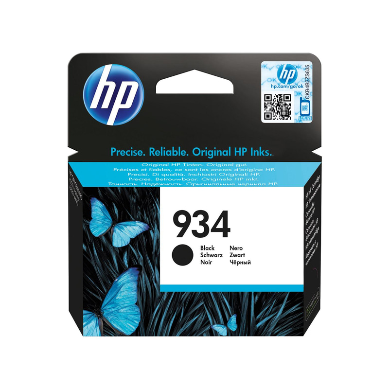 HP 934 Inkjet Cartridge, Black