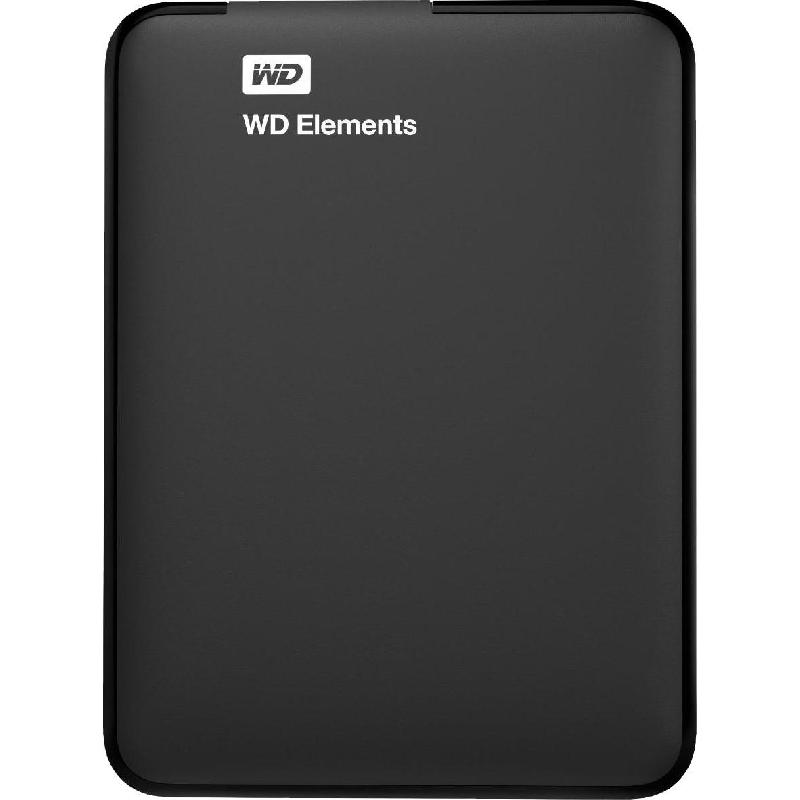 WD Elements Portable Hard Disk Drive, 1 TB, Black