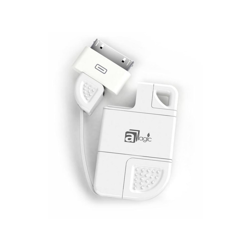 AMagic MagLink i4 Compact Power Connection Smartphone Accessory Bundle, Universal, for Most Devices, White