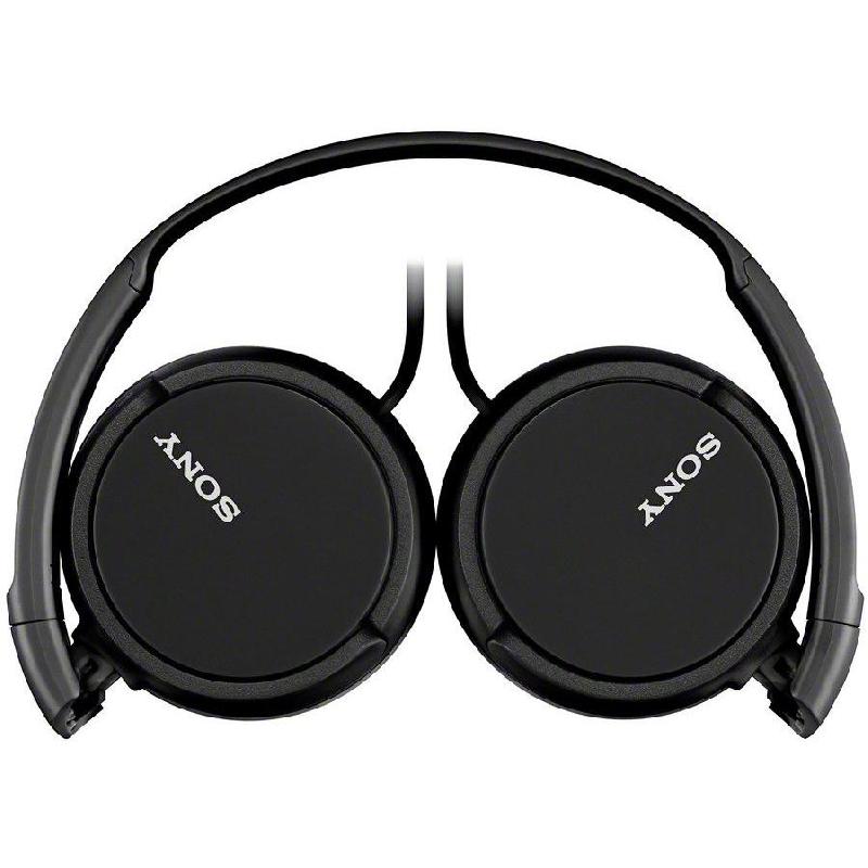 Sony MDR-ZX110 On-Ear Headphones, Wired, 3.5 mm Connector, Black