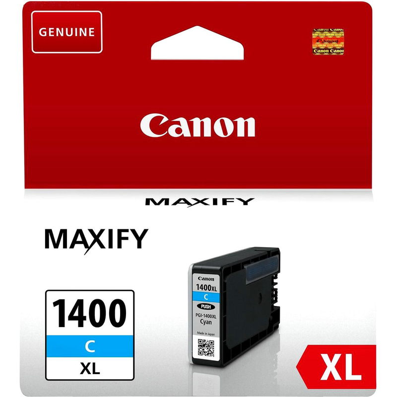 Canon PGI-1400XL Inkjet Cartridge, Cyan