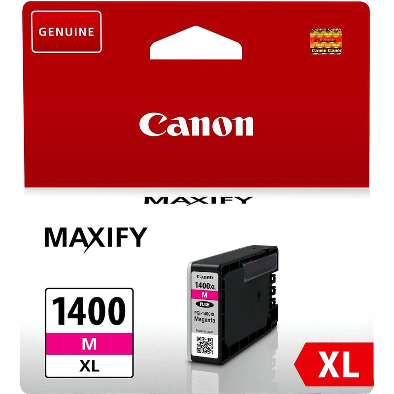 Canon PGI-1400XL Inkjet Cartridge, Magenta