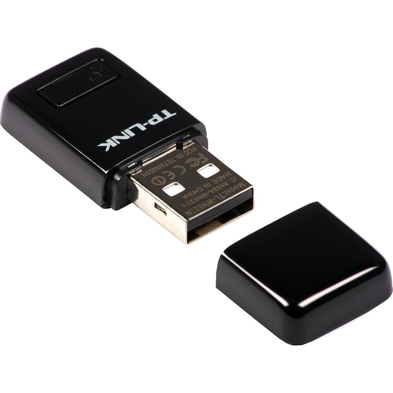 TP-Link TL-WN823N USB Wireless Adapter, Wireless N (802.11n), 2.4 GHz