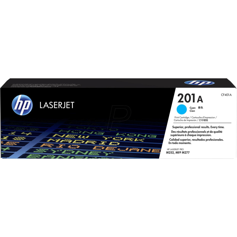 HP 201A Laser Toner, Cyan