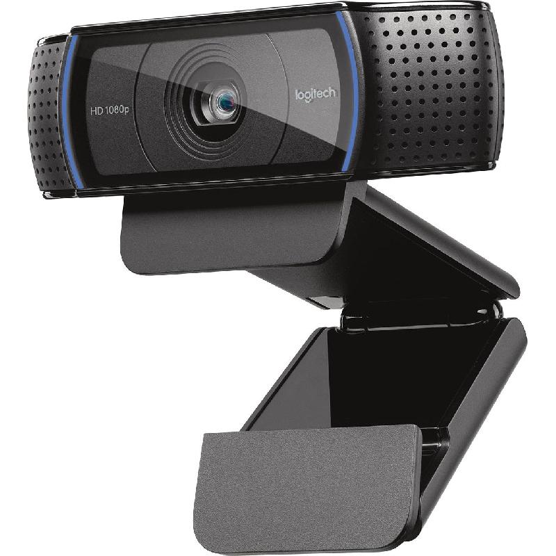 Logitech C920 HD Pro Refresh FHD Webcam, 1080 Pixels HD Video, 15 MP, Black