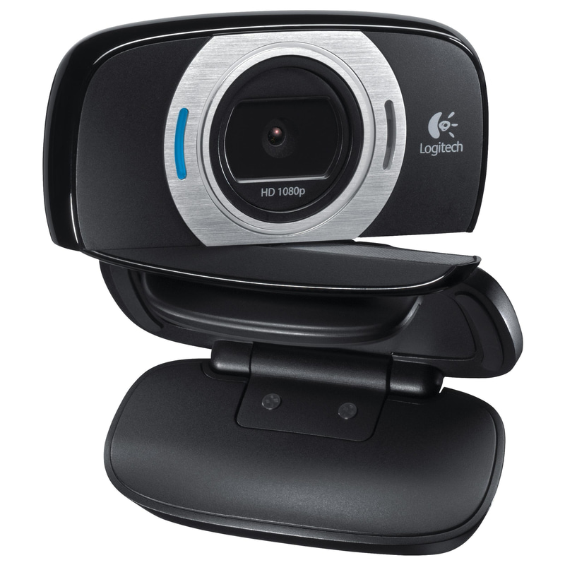 Logitech C615 FHD Webcam, 1080 Pixels HD Video, 8 MP, Black
