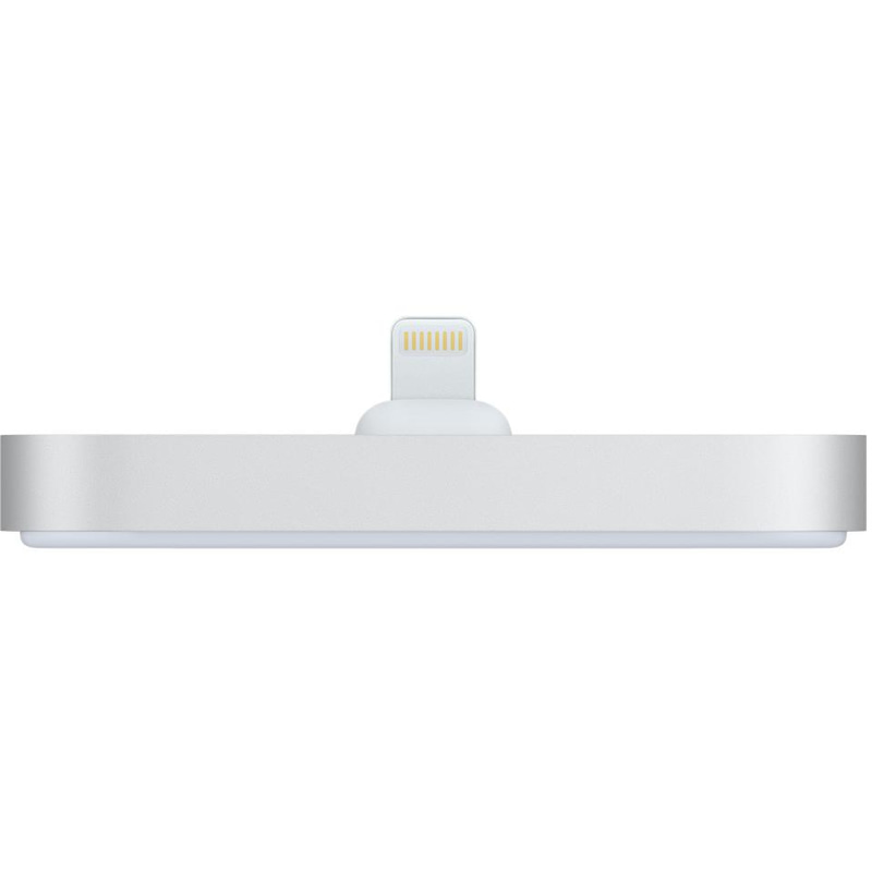 Apple Lightning Dock, for iPhone Xs Max/iPhone X/iPhone XR/iPhone 8 Plus/iPhone 8/iPhone 7 Plus, Space Silver — 3