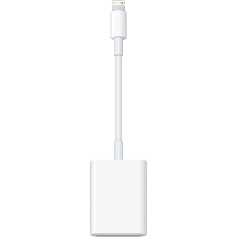 Apple Adapter Lightning OTG (iOS) - Card Reader, Lightning, White