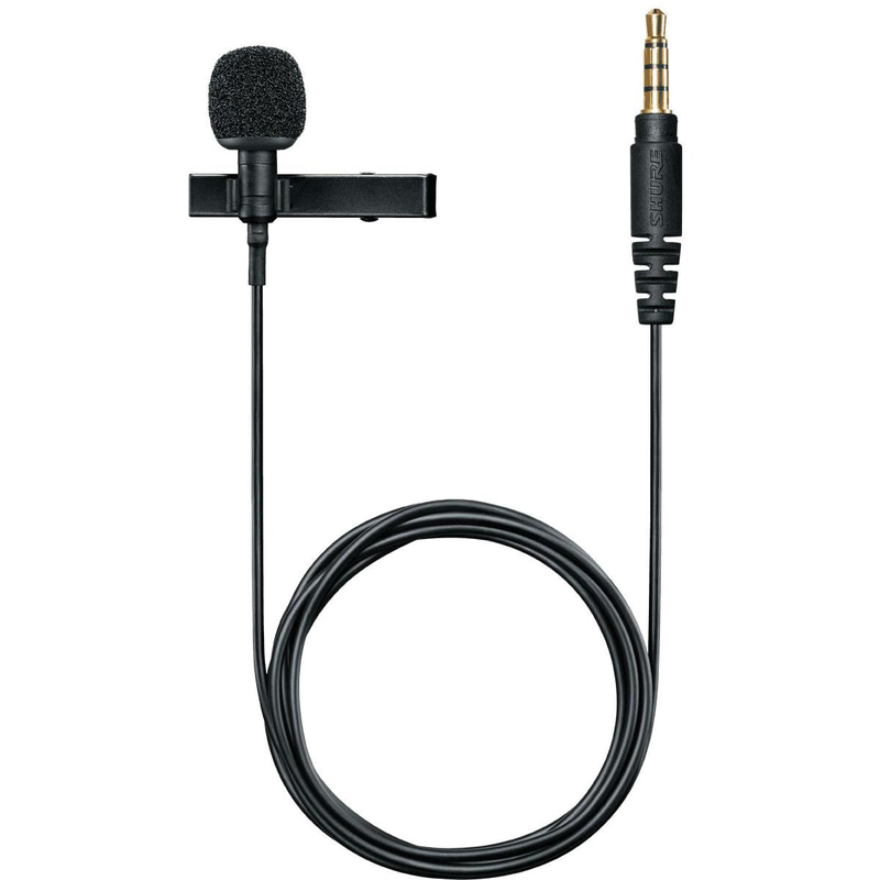 Shure MVL, Lavalier Microphones, Black