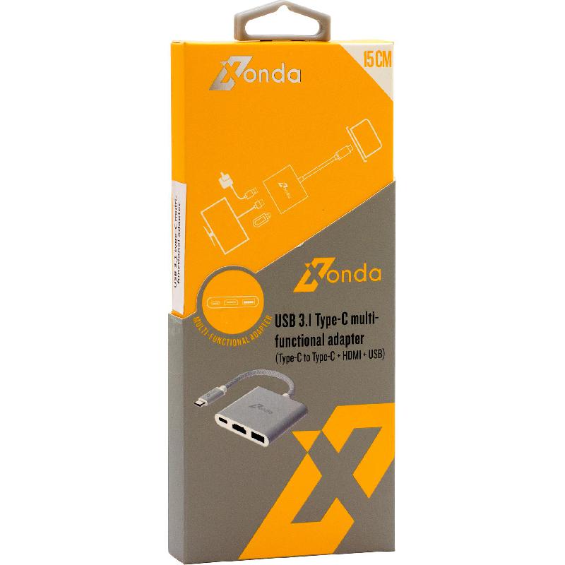 Xonda USB-C to HDMI/USB 2.0 AV Adapter,