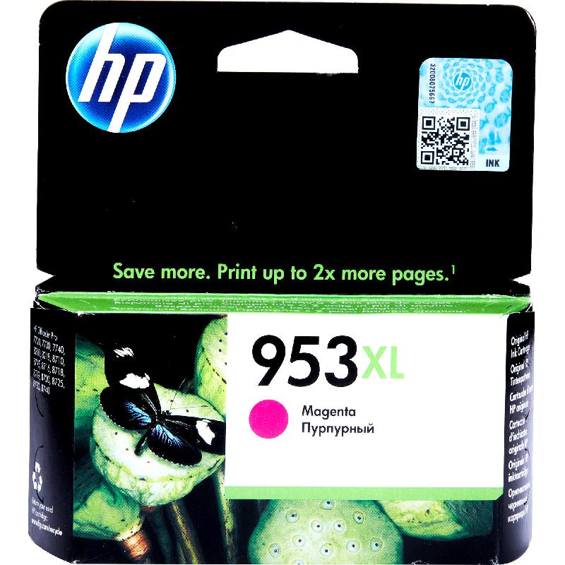 HP 953XL Inkjet Cartridge, Magenta