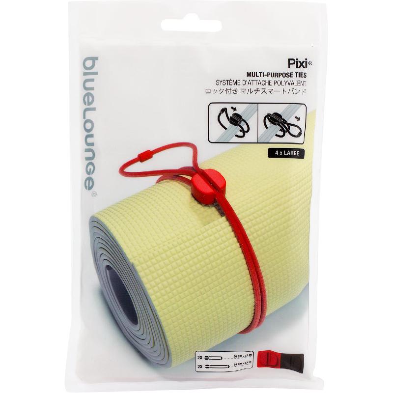 blueLounge Pixi (Large) Cable Management Solution, for Medium to Large Cables with Large Connectors, Red