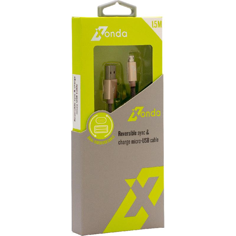 Xonda Micro USB to USB 2.0 Cable Adapter, 1.80 m ( 5.91 ft ), Gold