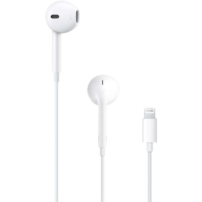 Apple EarPods In-Ear Earphones, Wired, Lightning, In-line Microphone, White