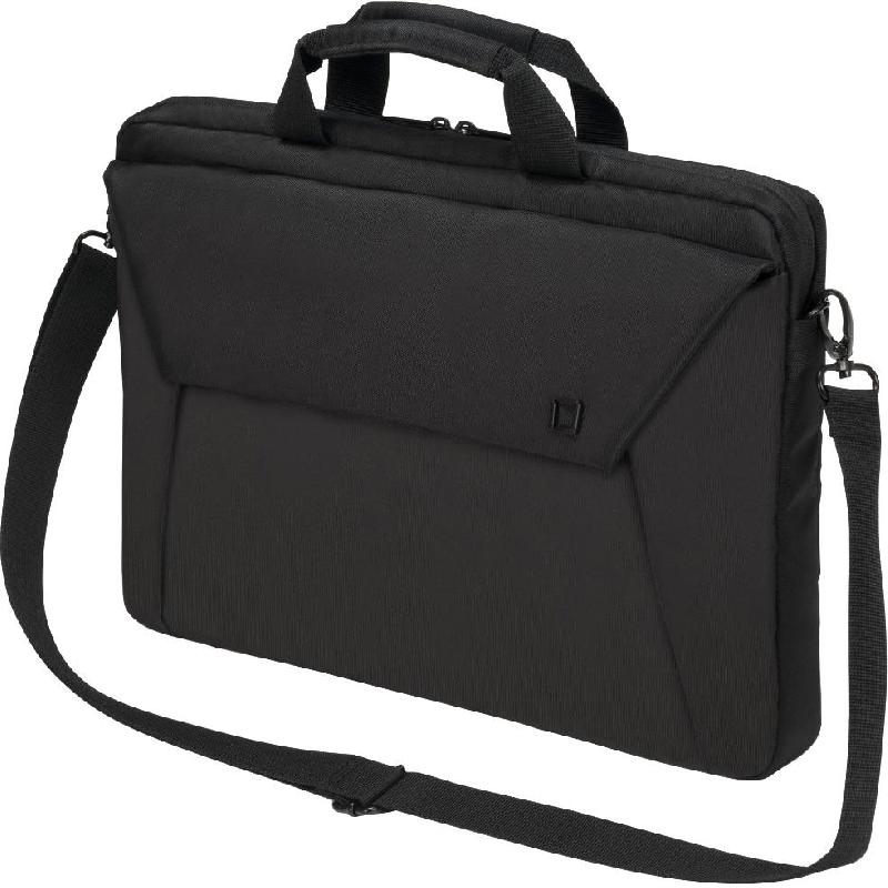 Dicota EDGE Slim Case Laptop Messenger Bag, for 15.6" (Device), Black