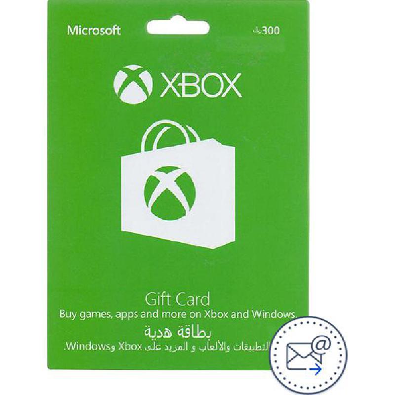 Microsoft (K4W03161) SAR 300 Xbox Live Payment and Recharge Card, Digital Code (KSA)
