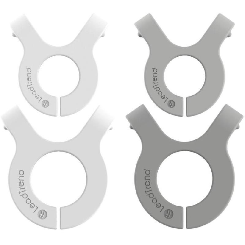 LeadTrend AC-0101 A-Clip Cable Management Solution, for Small to Medium Cables with Large Connectors, Grey/Dark