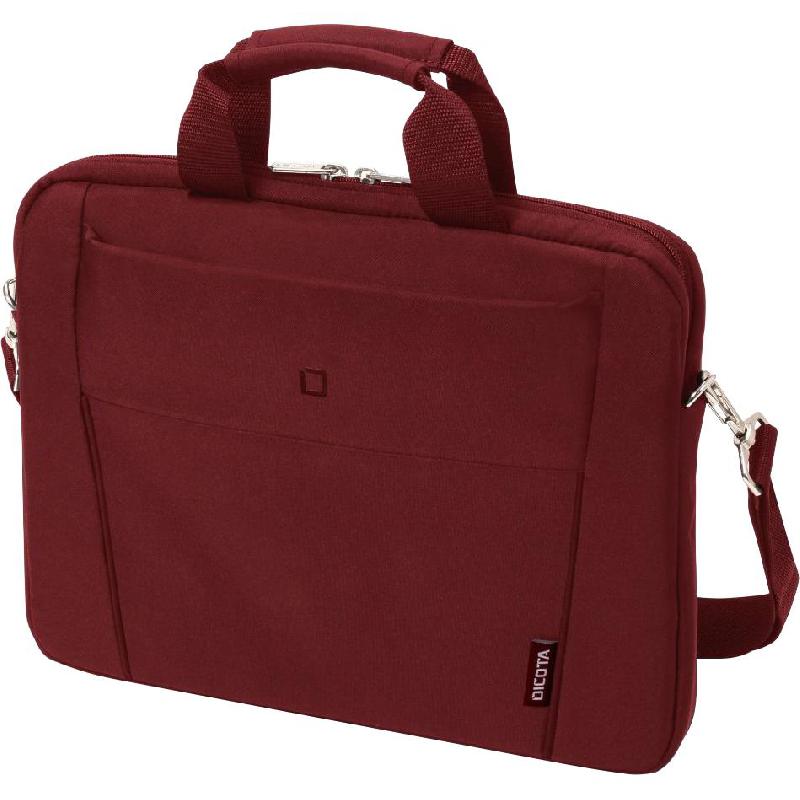 Dicota Base Laptop Messenger Bag, for 14.1"/14"/13.9" (Device), Red