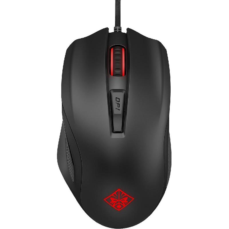 HP OMEN 600 Gaming Mouse, Optical 400-12000 dpi, Wired, Black
