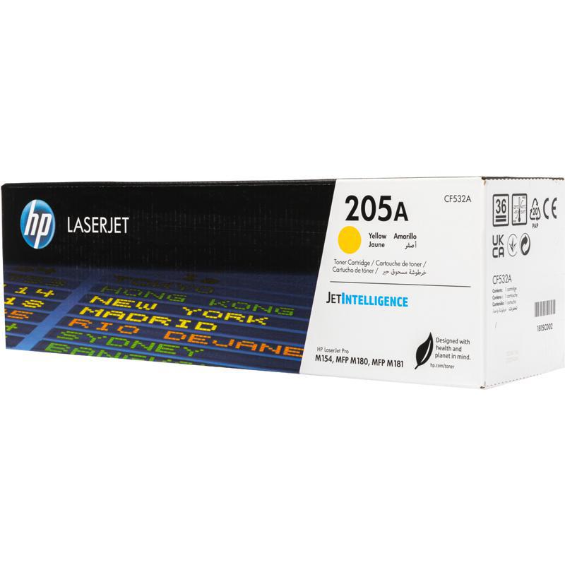 HP 205A Laser Toner, Yellow — 2