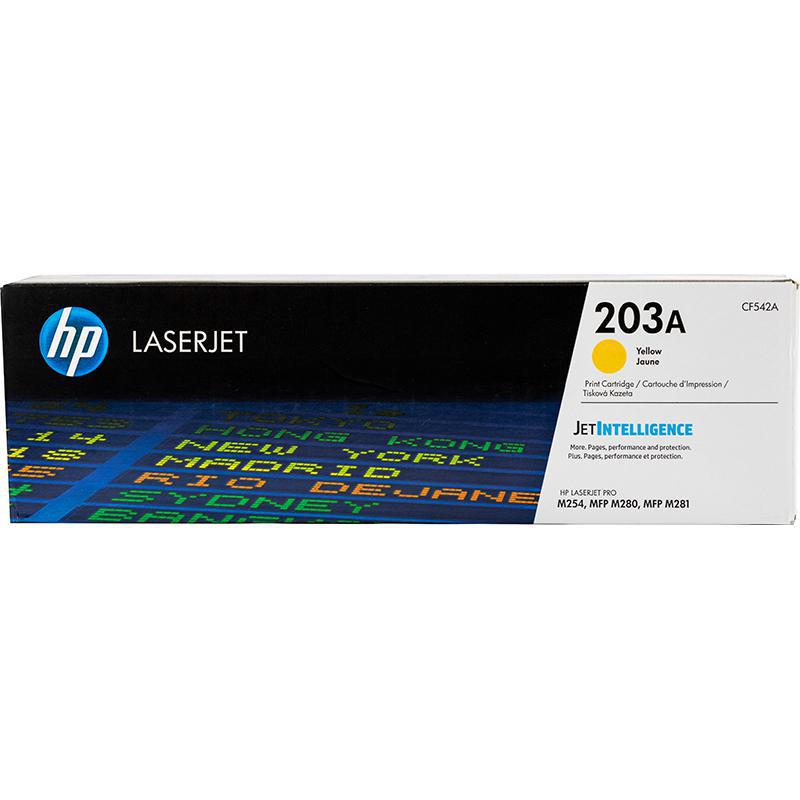 HP 203A Laser Toner, Yellow