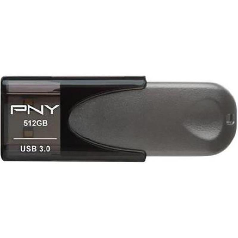 PNY TECHNOLOGIES Attache 4 USB Flash Drive, 512 GB, Black