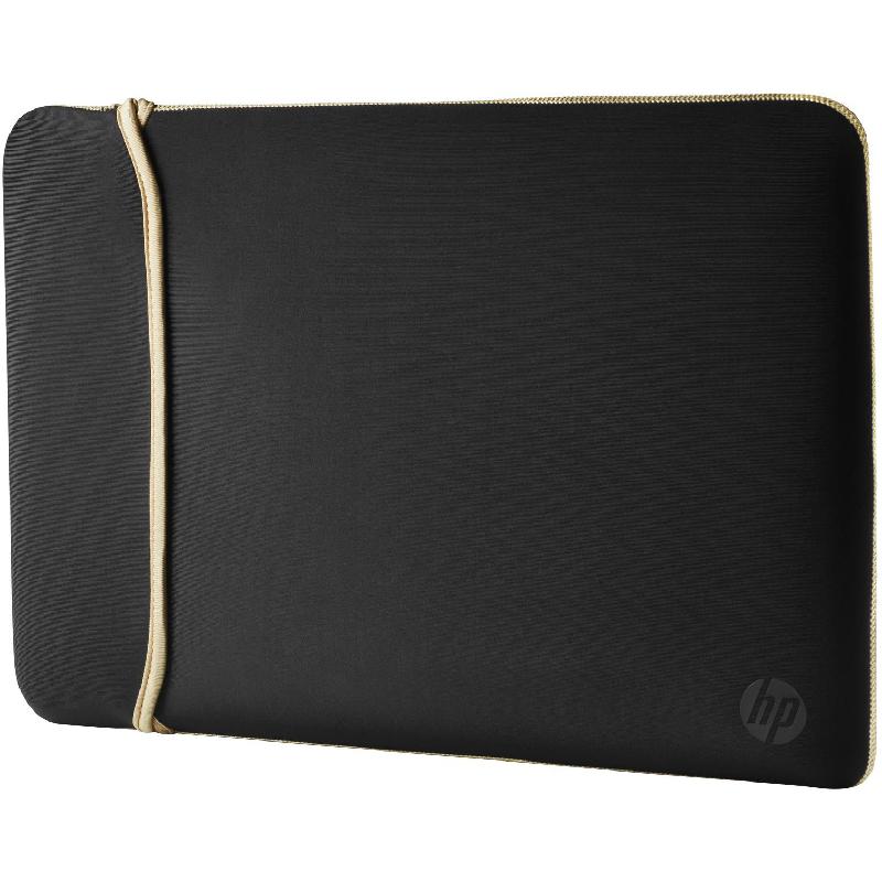 HP Laptop Sleeve, for 13.5"/13.9"/14" Screen Size, Black/Gold
