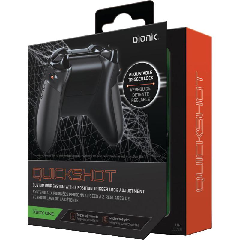 Bionik QuickShot Custom Grip Trigger Lock Adjustment, for Xbox One, White