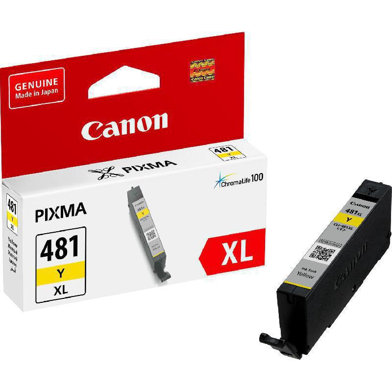 Canon CLI-481XL Inkjet Cartridge, Yellow
