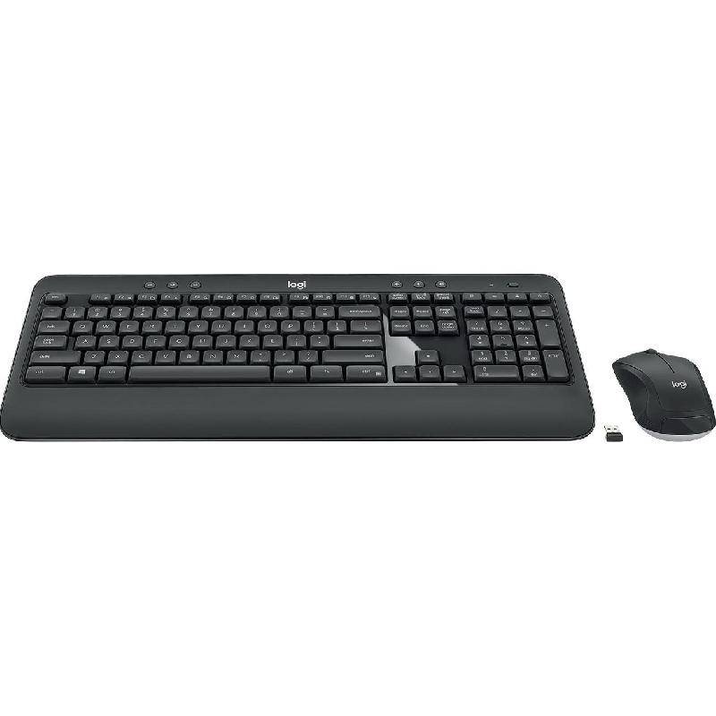 Logitech MK540 Advanced "Logi" Desktop (Keyboard and Mouse), Wireless (2.4 GHz RF), for Laptop/Gaming Laptop/Desktop Computer Chrome/Windows 10 and Later, Black