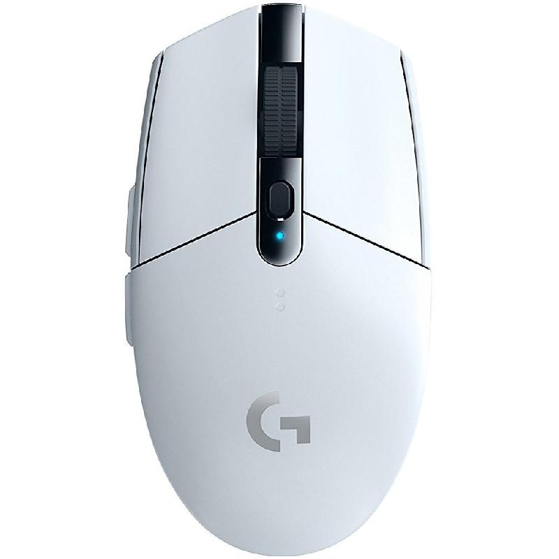 Logitech G305 LIGHTSPEED Gaming Mouse, Optical HERO 200-12000 dpi, Wireless (2.4 GHz RF), White