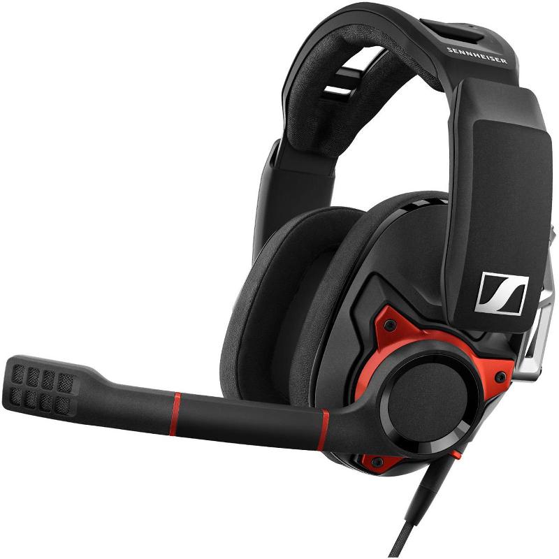 Sennheiser GSP 600 Gaming Headset, Wired, 3.5 mm Connector, Rotating Microphone, Black