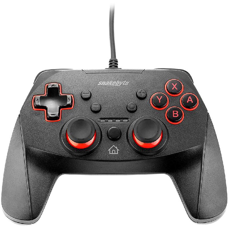 Snakebyte Game:Pad S Controller, Wired, for (Nintendo) Switch, Black/Red