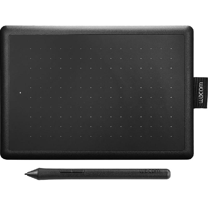Wacom One (CTL-472-N) Creative Graphic Tablet, Wired, Mac OS/Windows, Red/Black
