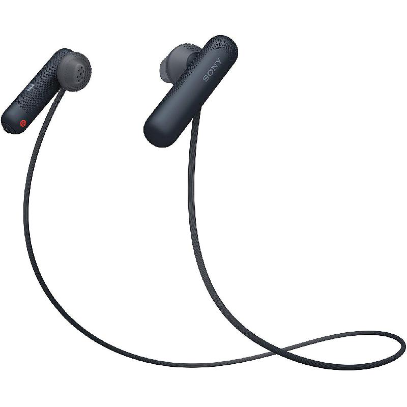 Sony WI-SP500 Sports In-Ear Earphones, Bluetooth/NFC, USB (Charging), Built-in Microphone, Black