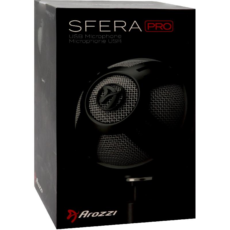 Arozzi Sfera, Dynamic Microphones, Black — 3